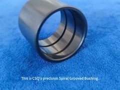 SSiC  spiral grooved ceramic bushing 
