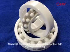 ceramic double-row self-aligning ball bearings with cylindrical bore