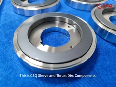 Silicon Carbide Sleeve and Thrust Disc Components